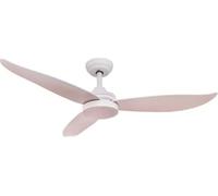 Perenz 7139 B IR - Ventilatore da Soffitto 3 Pale 6 Velocità 112 cm con Luce e Telecomando Bianco