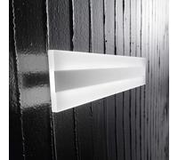 Applique Moderna Bend Metallo E Alluminio Bianco Opaco Led Luce Naturale 35Cm