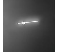 Applique Contemporanea Clock Alluminio Bianco Led Integrato 12W [EEK: A++]