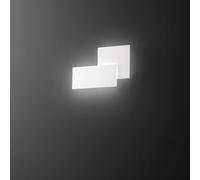 Applique Contemporanea Quantic Alluminio Bianco Led Integrato 23W