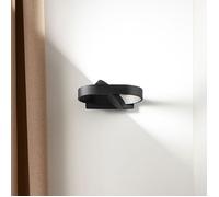 Applique Moderna Belt Metallo Nero Led
