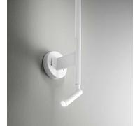 Perenz Applique da parete Ramon – LED, metallo, diffusore regolabile, bianco, Classe A+