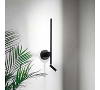 Applique In Metallo Moderna Ramon Nero Led