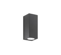 Perenz Applique In Alluminio Moderna Monolite Grafite 2 Luci