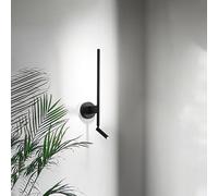 Applique In Metallo Moderna Ramon Nero Led