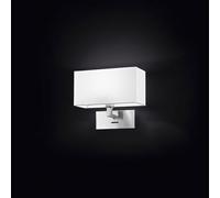 Perenz Applique moderna da camera cromo spazzolato con paralume in pvc Para Hote [EEK: A++]