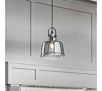 PENDENTE IN VETRO VINTAGE 6840 FU FUME' SPACCHIATO