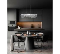 Sospensione Medusa LED 45W 2290lm 3000°K in metallo colore bianco con microincisioni laser d.70cm