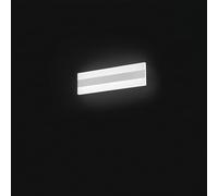 Applique Moderna Bend Metallo E Alluminio Bianco Opaco Led Luce Naturale 35Cm