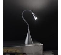 Lampada Da Scrivania Contemporanea Snake Acrilico Grigio Led 3W 3000K