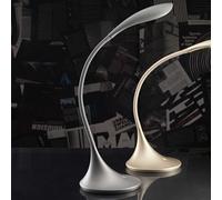 Lampada Da Scrivania Moderna Flessibile Puddy Grigio Led
