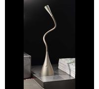 Lampada da tavolo flex in plastica e metallo colore oro