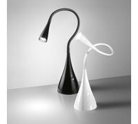 Lampada Da Scrivania Moderna Snake Bianco Led