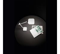 ICON Lampada da tavolo in plastica colore bianco orientabile 3 tonalità di luce modalità notte LED 8W 580LM - CCT 3000K 4500K 6500K dimmerabile