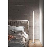 Piantana In Metallo Moderna Stick Bianco Led