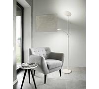 Piantana In Metallo Moderna Miranda Bianco Led