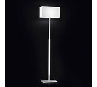 Piantana Contemporanea Para Hotel Cromo Bianco 1 Luce E27