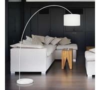 Perenz Piantana dal design moderno in metallo con paralume in stoffa Callisto Bi [EEK: A+]