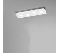 Plafoniera In Metallo Moderna Pixel Bianco 4 Luci