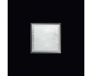 Perenz Plafoniera quadrata media di design moderno in vetro satinato Frame Bianc [EEK: A+]
