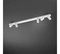 Spot Contemporaneo Oddy Alluminio Bianco 5 Luci Gu10 Ip20