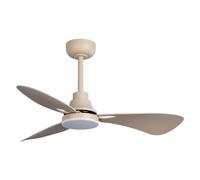 Perenz Ventilatore soffitto con luce Sabbia (1 luce - 1980 Lumen - 22 W - Bianco