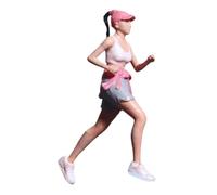 Perfeclan 1/64 Figurina Femminile Modello Street People Figura Gioco di Ruolo Mini figurina architettonica realistica per Tavolo di Sabbia da Giardino delle, Corsa