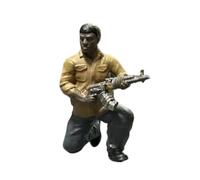 Perfeclan 1:64 Modello di Uomo Figura Mini Bambola Figurina di Uomo Fai da Te Layout Scenario Accessori Piccole Persone Modello Dipinto a Mano Progetti Fai da, Style D