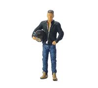 Perfeclan 1/64 Modello Persone Figure Scala 1/64 Figure Mini Persone Modello Fotografia Puntelli 1/64 Figure Modello per Dollhouse Decor Fai da Te Scene Decor, Stile f