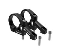 Perfeclan 1 Paio di Attacchi Manubrio per Mountain Bike, Facili da Installare E Riparare, Resistenti, Attacco Manubrio per Bici a Montaggio Diretto, Morsetto da, Nero