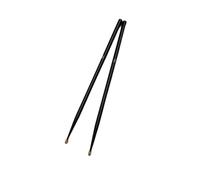 perfeclan 1 paio di bacchette per batteria, comode e antiscivolo, set di bacchette in legno professionali per batteria elettronica, percussioni acustiche e, 5a Nero