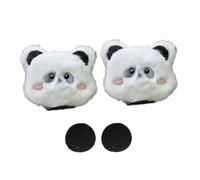 Perfeclan 1 Paio di Decorazioni per Casco, abbellimenti per Casco, Accessori Decorativi per Snowboard, Panda