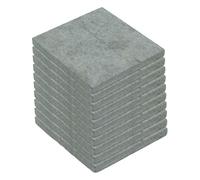 Perfeclan 10 Pezzi di Cemento Mattoni Modello di Costruzione Pavimento Fai da Te paesaggistica Scultura Costruzione Modelli Piastra di Base Modello Diorama Base, 6x6 Cm