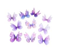 perfeclan 10 pezzi di farfalla Accessori per capelli per farfalla per farfalla per donne e ragazze formicolio simulato per i compleanni della festa di oggetti