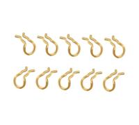 Perfeclan 10 Pezzi di Fissaggio Clip a Molla a Scatto Clip a Molla per Pinza per Bicicletta, Portatili, pinze Freno di Ricambio per coppiglia, Oro