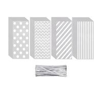 perfeclan 100 pezzi di sacchetti di per caramelle, confezioni regalo, biscotti, snack, per cioccolato, pane, vacanze, Natale