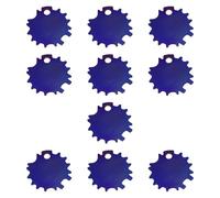 perfeclan 10x tasti di tensione universale a taglio e strumento di regolazione delle forbici Metal Accessori robusti premium si adatta a cesoie per la bellezza, Viola