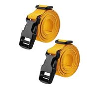 perfeclan 2 pezzi da golf carrello cinghie cinture di fissaggio di fissaggio che imballano da 100 cm cinghie da bagagli in nylon, Oro