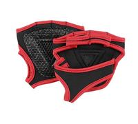 Perfeclan 2 Pezzi di Guanti da Allenamento per Sollevamento Pesi per Uomo e Donna, Protezioni per i palmi Traspiranti e Confortevoli, impugnature per Palestra, Rosso, XL