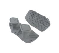 Perfeclan 2 Pezzi di Protezioni per Le Mani per Sollevamento Pesi, impugnature Antiscivolo per Palestra, Cuscinetti per bilanciere per trazioni, Allenamento in, Grigio
