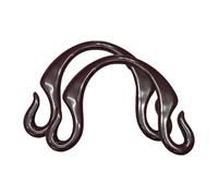 Perfeclan 2 Pezzi Manici per Borse in Resina Sostituzione Robusta Facile da installare Maniglie della Borsa, Style D