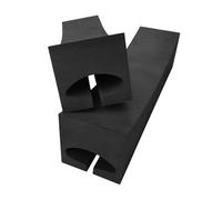 perfeclan 2 pezzi Portapacchi per kayak da tetto per auto Accessorio robusto facile da installare Parti di riparazione Nero Forniture ad alte prestazioni, Profilo Alare