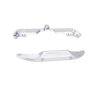 Perfeclan 2 Pezzi RC Crawler Guard Bar Barra Anteriore Protezione Modello Auto Radiocomandata Accessorio in Lega di Alluminio Resistente Installazione, Argento