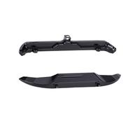 Perfeclan 2 Pezzi RC Crawler Guard Bar Barra Anteriore Protezione Modello Auto Radiocomandata Accessorio in Lega di Alluminio Resistente Installazione, Nero