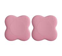 Perfeclan 2X Ginocchiere per Yoga, Tappetino per Yoga, Morbido Cuscinetto per inginocchiarsi per Pilates Antiscivolo, Cuscino per l'equilibrio per, Rosa