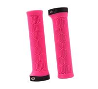 Perfeclan 2X Manopole per Manubrio Bici Manopole per Bici Morbide Pratiche 0.87' Impugnatura Antiscivolo Manubrio Impugnatura di bloccaggio per Spiaggia, Rosa