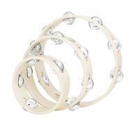 Perfeclan 3 pezzi tamburelli in legno per bambini giochi per bambini giocattoli 6 "8" 10 "bambini adulti divertimento percussioni a mano educazione per bambini