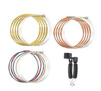 perfeclan 3 Set Corde per Chitarra Acustica Sostituzione Corde in Acciaio Durata Professionale Accessori Musicali Strumento Multifunzione Adatto per Principiant, Style a