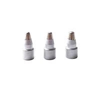 perfeclan 3 ugelli di ricambio per punte in metallo da 1 mm/1,2 mm/1,5 mm per pompa dissaldante elettrica Sostituire ugelli