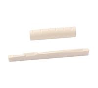 perfeclan 3x Set Dado E Staffa OS 6 Corde per Chitarra Acustica Ukulele - Bianco